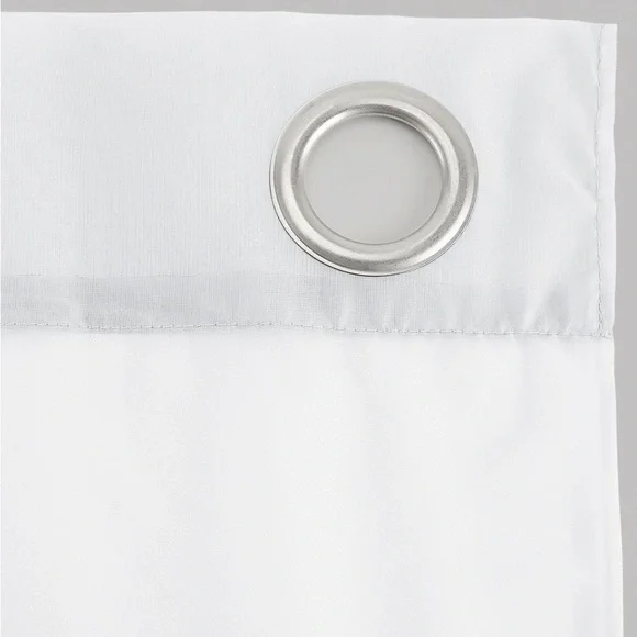 No. 918 Emily Voile Sheer Grommet panel. Set of 2. 59x108 white - Picture 4 of 7